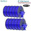 Miniatyrbillede 2 af 2: PLA Plus 3D filament, 1,75MM diameter, 1 KG vægt, 330M længde,Blå