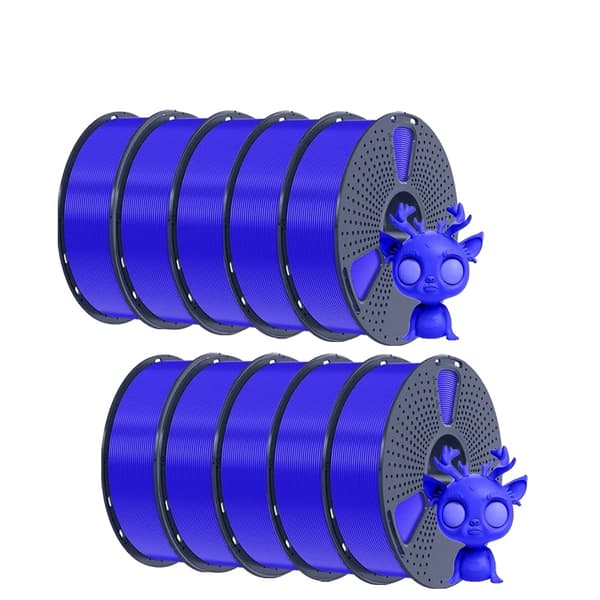 PLA Plus 3D filament, 1,75MM diameter, 1 KG vægt, 330M længde,Blå
