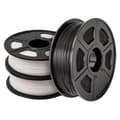 Miniatyrbild 1 av 2: SUNLU 3D Filament, PLA-material, 1,75 mm diameter, 3 rullar per förpackning,PLA-2WT-1BK