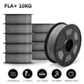 Miniatyrbillede 2 af 2: 3D-printer filament, PLA-materiale, 1,75 mm diameter,PLA PLUS Grå