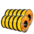 Miniatyrbillede 1 af 2: Højhastigheds PLA Filament, 10 kg Vægt, 1,75 mm Diameter,Gul