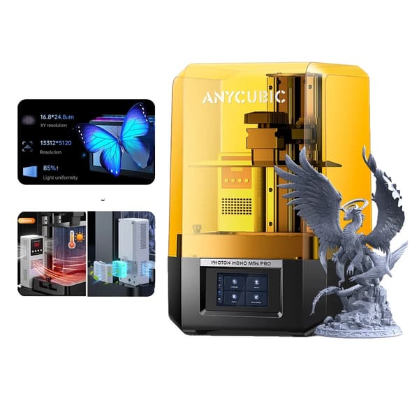3D Resinprinter, 10K Precision, Stort Utskriftsvolym,Photon Mono M5s Pro