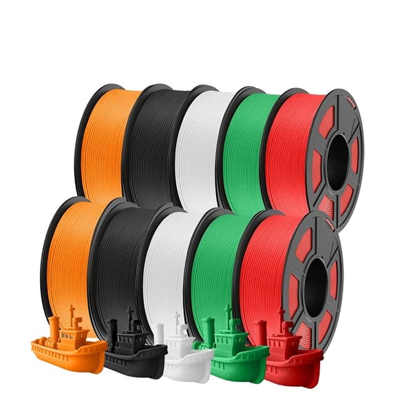 3D-skrivarfilament, 1,75 mm diameter, 1,1 kg vikt,PLA Matt 10MIX04