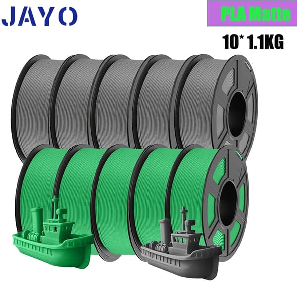 3D-skrivarfilament, 1,75 mm diameter, 1,1 kg vikt,PLA Matt 5GY 5GN