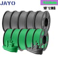 Miniatyrbild 2 av 2: 3D-skrivarfilament, 1,75 mm diameter, 1,1 kg vikt,PLA Matt 5GY 5GN