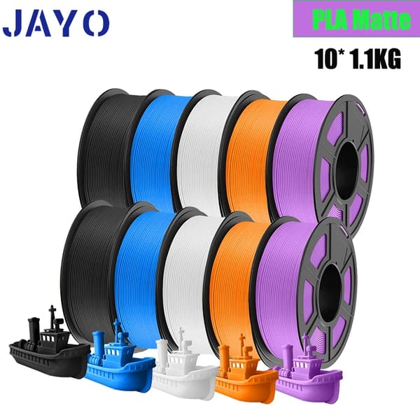 3D-skrivarfilament, 1,75 mm diameter, 1,1 kg vikt,PLA Matt 10MIX05