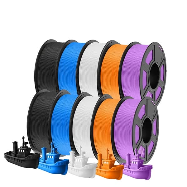 3D-skrivarfilament, 1,75 mm diameter, 1,1 kg vikt,PLA Matt 10MIX05