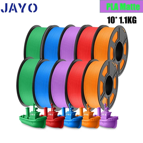 3D-skrivarfilament, 1,75 mm diameter, 1,1 kg vikt,PLA Matt 10MIX02