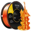 Miniatyrbillede 1 af 2: ERYONE Dual Color Silk PLA Filament, 1,75 mm Diameter, 1 kg Nettovægt,Guld og Kobber