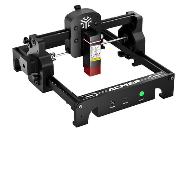 Lasergraver, 6000mW udgangseffekt, 130x130mm arbejdsområde,6W