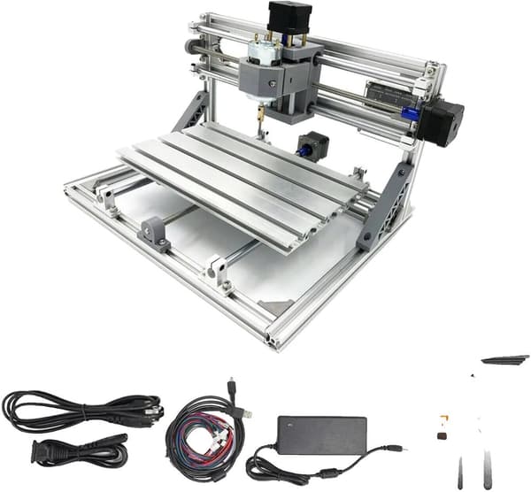 CNC Router Maskine, 3 Akse Kontrol, USB Interface, GRBL Controller,TILFØJ Offline håndtag, TILFØJ 10W Laser