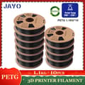 Pikkukuva 2 / 2: JAYO 3D-tulostinlanka, 1,1 kg per rulla, 10 rullaa,PETG Musta 10 Rullaa