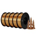 Miniatyrbillede 1 af 2: Silk PLA 3D-printfilament, 5 kg, flere farvemuligheder,5kg Silke Triple GSC