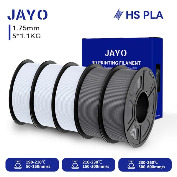 Højhastigheds PLA Filament, 1,75 mm Diameter, 320 Meter Længde,HS-PLA 3WT2GY