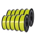 Miniatyrbillede 1 af 2: 3D Silke PLA Filament, 200-230℃ Print Temperatur, 1,75±0,03mm Diameter,Gul