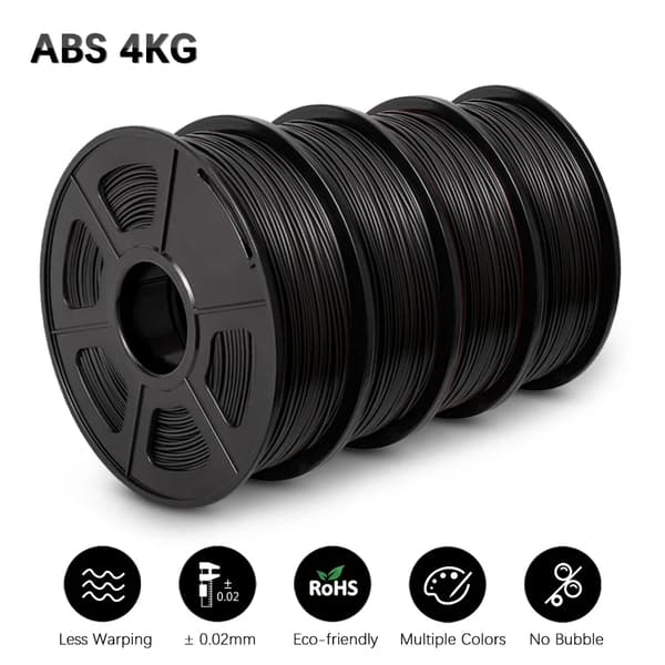 3D-printer filament, høj sejhed, glat printning,ABS 4BK
