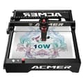 Miniatyrbillede 2 af 2: ACMER Laser Graver, 10W Effekt, 410x400mm Graveringområde,P1 10W, EU STIK