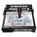 Miniatyrbillede 1 af 2: ACMER Laser Graver, 10W Effekt, 410x400mm Graveringområde,P1 10W, EU STIK