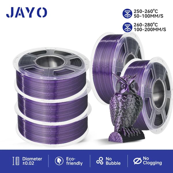 3D-printer filament, silkefinish, miljøvenligt materiale,SKDC BK PP