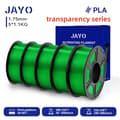 Miniatyrbillede 2 af 2: JAYO 3D Filament, 1,75 mm Diameter, 1,1 kg Vægt,PLA 5TPGN