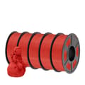 Miniatyrbillede 1 af 2: JAYO PLA Filament, 1,75 mm Diameter, Højhastighedsprint, Temperaturinterval 190-260°C,HSPLA Rød 5 stk.