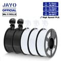 Miniatyrbillede 2 af 2: JAYO PLA Filament, 1,75 mm Diameter, Højhastighedsprint, Temperaturinterval 190-260°C,HSPLA 2BK 3WT