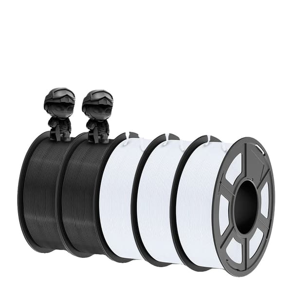 JAYO PLA Filament, 1,75 mm Diameter, Højhastighedsprint, Temperaturinterval 190-260°C,HSPLA 2BK 3WT