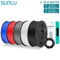 Miniatyrbild 2 av 2: SUNLU PLA Matt Filament 1.75mm, Hög Hastighet, Bubbel-Fri, 1KG,BKWTGYRDBL