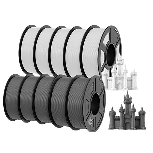 3D-utskriftsfilament, miljövänligt, bubblfritt,PLAMT  5GY 5WT