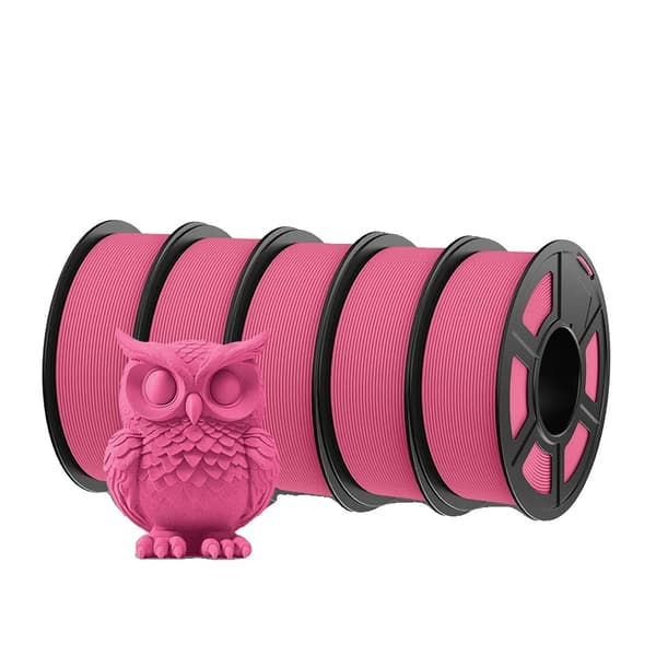 Højhastigheds PETG filament, 1,75 mm diameter, glat mat finish,HSPETG Pink 5ruller