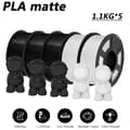 Miniatyrbild 2 av 2: PLA Matt Filament, 1.1KG, Slät Utskrift,3BK2WT