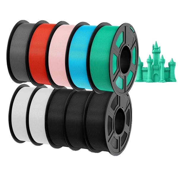 3D-utskriftsfilament, miljövänligt, bubblfritt,PLAMT 10MIX03