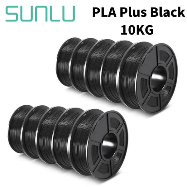 3D Filament, 10KG Nettovikt, Miljövänligt Material,PLA PLUS 10BK