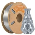 Miniatyrbillede 1 af 2: 3D Filament, PLA Material, Print Temperatur 195-215℃, Anbefalet Print Hastighed 30-60mm/s,Sølv