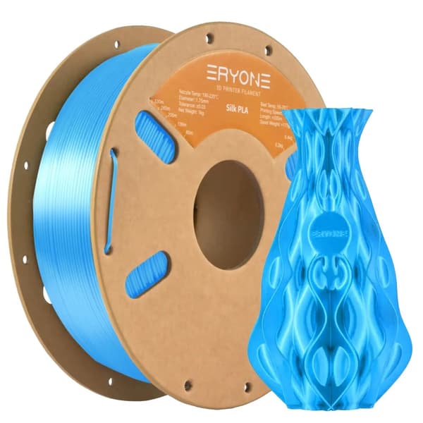 3D Filament, PLA Material, Utskriftstemperatur 195-215℃, Rekommenderad utskriftshastighet 30-60mm/s,Blå