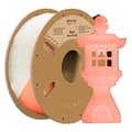 Miniatyrbillede 1 af 2: Lysende PLA Filament, 1,75 mm, Gløder i Mørket, 1 kg Spole,Orange Rød