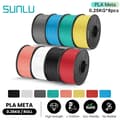 Miniatyrbild 2 av 2: PLA Meta Filament, 2KG Totalvikt, 0.25KG per rulle,PLA-Meta-8 Rullar-2kg