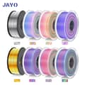 Miniatyrbillede 2 af 2: 3D-printer filament, dualfarvet og trifaret muligheder, glat silke finish,Silke Regnbue SV LG