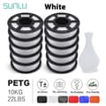 Miniatyrbild 2 av 2: PETG-filament, 10 kg vikt, 1,75 mm diameter,PETG-VIT-10kg