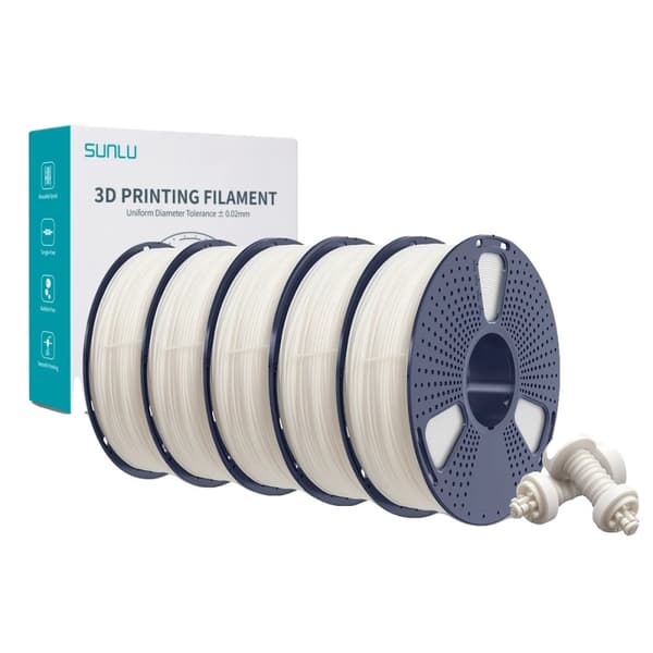 ABS-filament, 1,75 mm diameter, hög styrka, hållbar prestanda,5KG ABS Vit