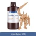 Pikkukuva 2 / 2: ANYCUBIC 3D-tulostusharts, vesipesu kirkas, UV-harts HD-harmaa,UV-hartsia beige 3kg
