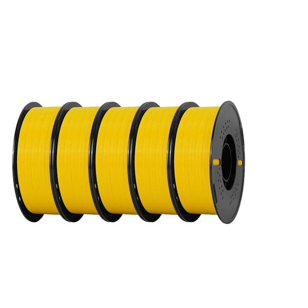 3D-skrivarfilament, 5 kg bubblfri kvalitet,5kg PETG Gul