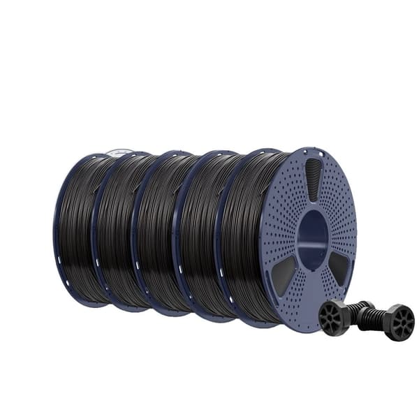 ABS Filamentti, 1,75 mm Halkaisija, Korkea Kestävyys, Kestävä Suorituskyky,5KG ABS Musta