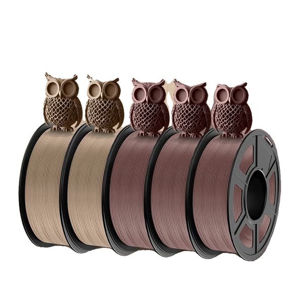 Wood PLA-filament, 1,75 mm diameter, 15% träfiber,Trä PLA Blandning-2