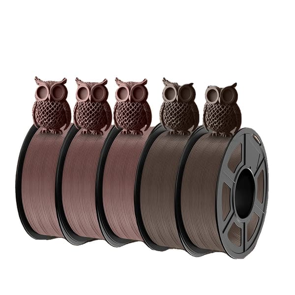 Wood PLA-filament, 1,75 mm diameter, 15% träfiber,Trä PLA Blandning-5