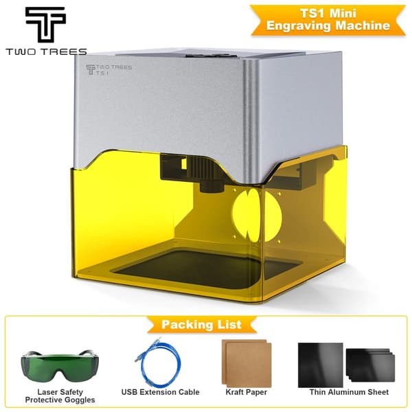 Mini lasergravørmaskine, kompatibel gravørområde,EU, TS1