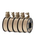 Miniatyrbillede 1 af 2: Wood PLA filament, 1,75 mm diameter, 15% ægte træfiber,Ahorntræ 5 Ruller