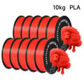 Miniatyrbillede 2 af 2: PLA filament, 10 kg vægt, 1,75 mm diameter,PLA Rød 10Kg