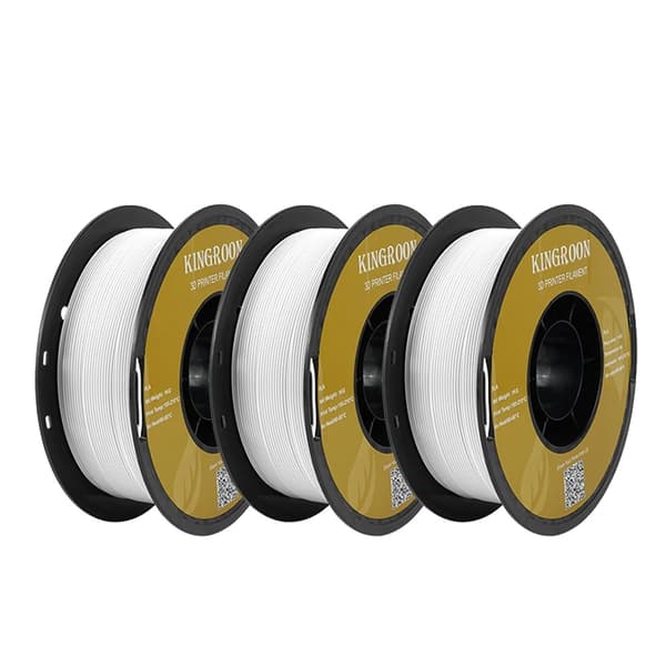 PLA-filament, kapacitet 3KG, diameter 175mm,3KG  vit