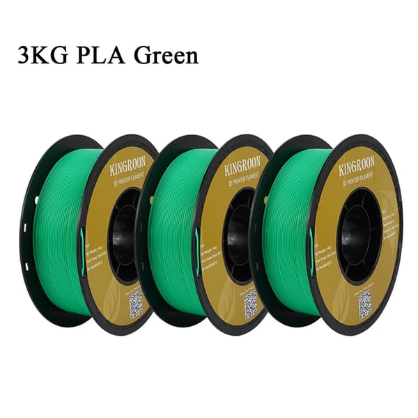PLA-filament, kapacitet 3KG, diameter 175mm,3KG Grön
